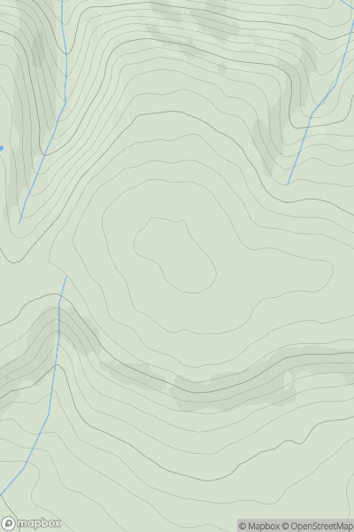 Thumbnail image for Mynydd y Gaer [Neath to Chepstow] [SS953858] showing contour plot for surrounding peak